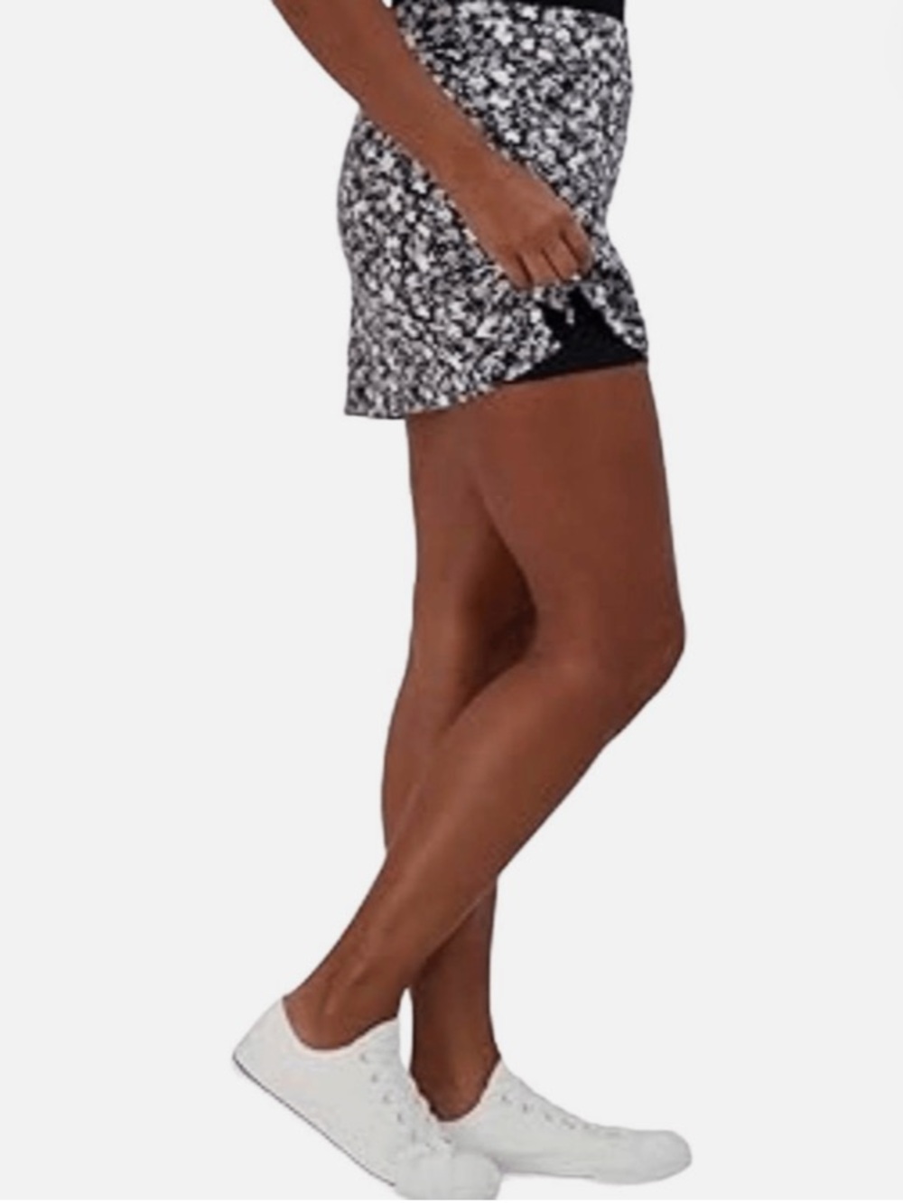 Tranquility by Colorado Clothing black & White design skort Skirt